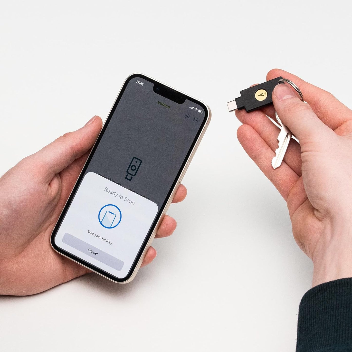 - Yubikey 5C NFC - Two-Factor Authentication (2FA) Security Key, Connect via USB-C or NFC, FIDO Certified - Protect Your Online Accounts