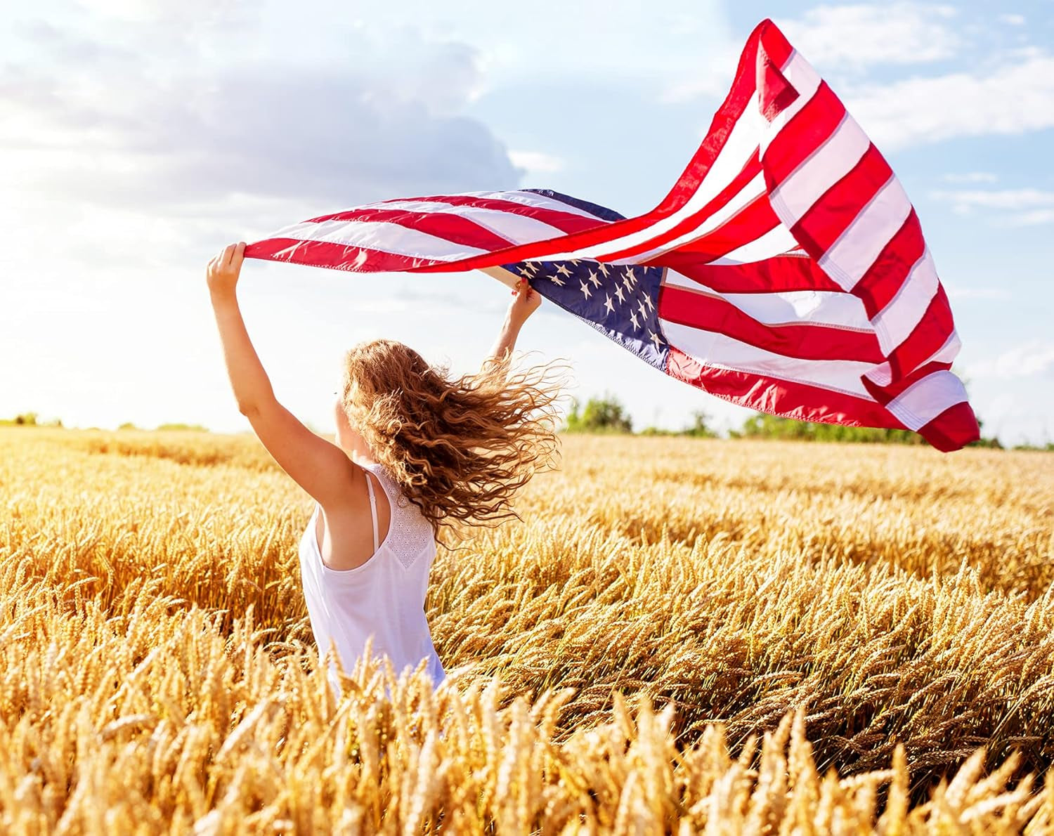 American Flag 3X5 Outdoor - 3X5 American Flag Outdoor Heavy Duty，Us Usa Flag 3X5 Outdoor，American Flag Made in Usa， American Flags Nylon 3X5 Embroidered outside All Weather United States Flag