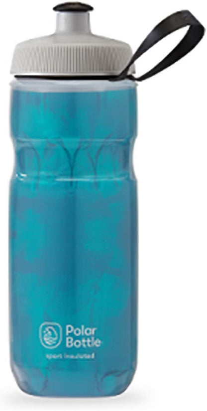 Sport Insulated Water Bottle - Leak Proof Water Bottles Keep Water Cooler 2X Longer than a Regular Reusable Water Bottle -Bpa-Free, Sport & Bike Squeeze Bottle with Handle