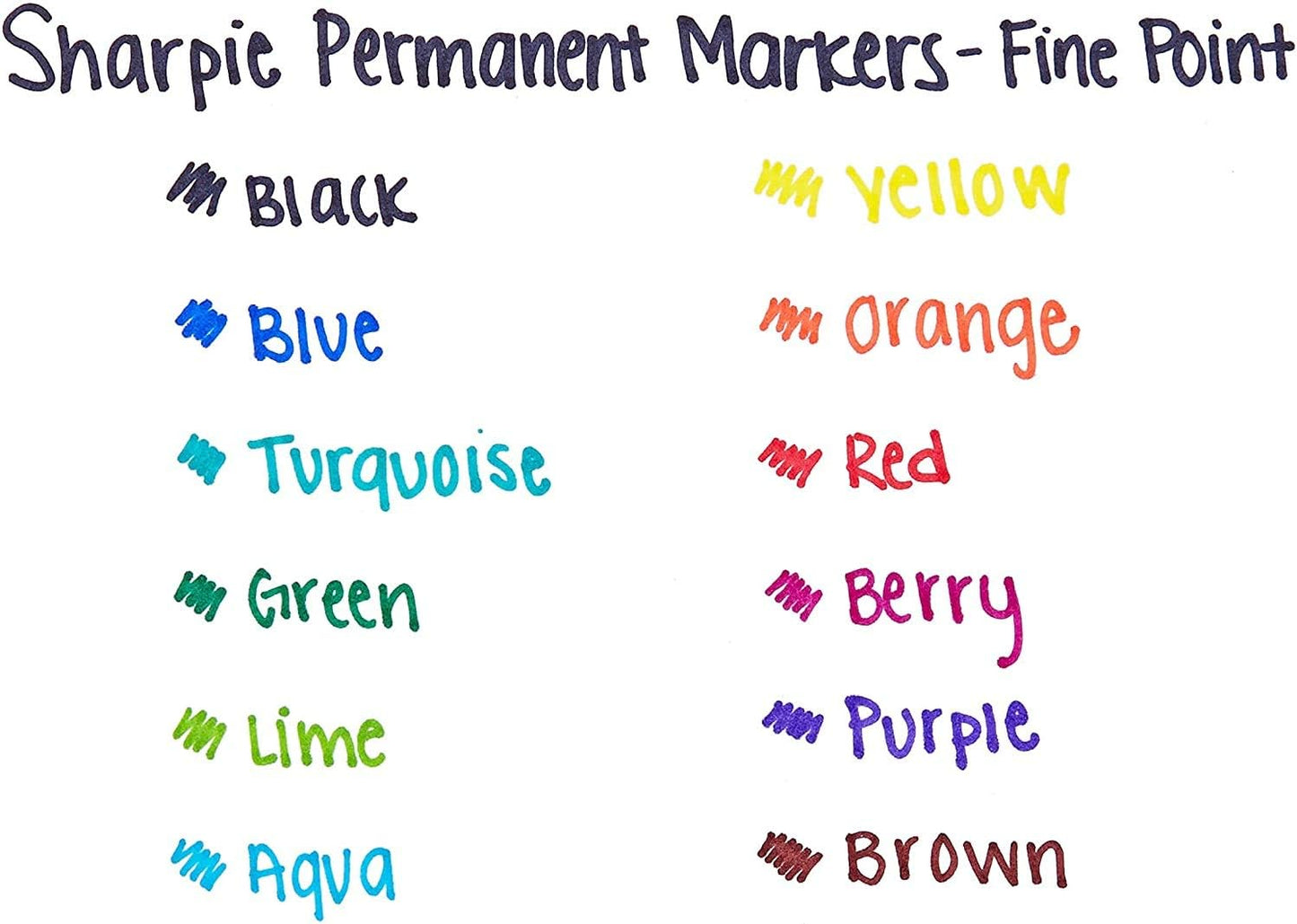 Permanent Markers, Fine Point, Red Ink, Pack of 3 (30102)