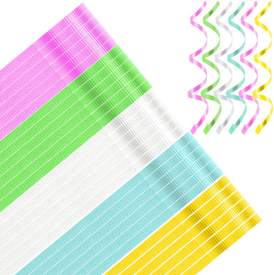 30 Roll Curling Ribbons for Christmas Crafts Present Wrapping Florist Wedding Party Festival Art Craft Decor, 11 Yards per Roll, 3/16 Inch Wide (Pink,Green,Yellow,Blue,White)