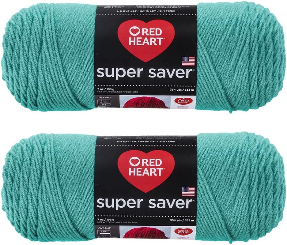 Bulk Buy:  Super Saver (2-Pack) (Cherry Red, 7 Oz Each Skein)