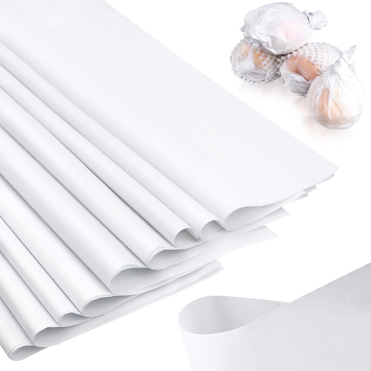 100 Sheets 24 X 36 Inch Acid Free Archival Tissue Paper Unbuffered No Acid Paper White No Lignin Free Packing Tissue Paper for Preserving Clothing Storage Textiles Present Wrap