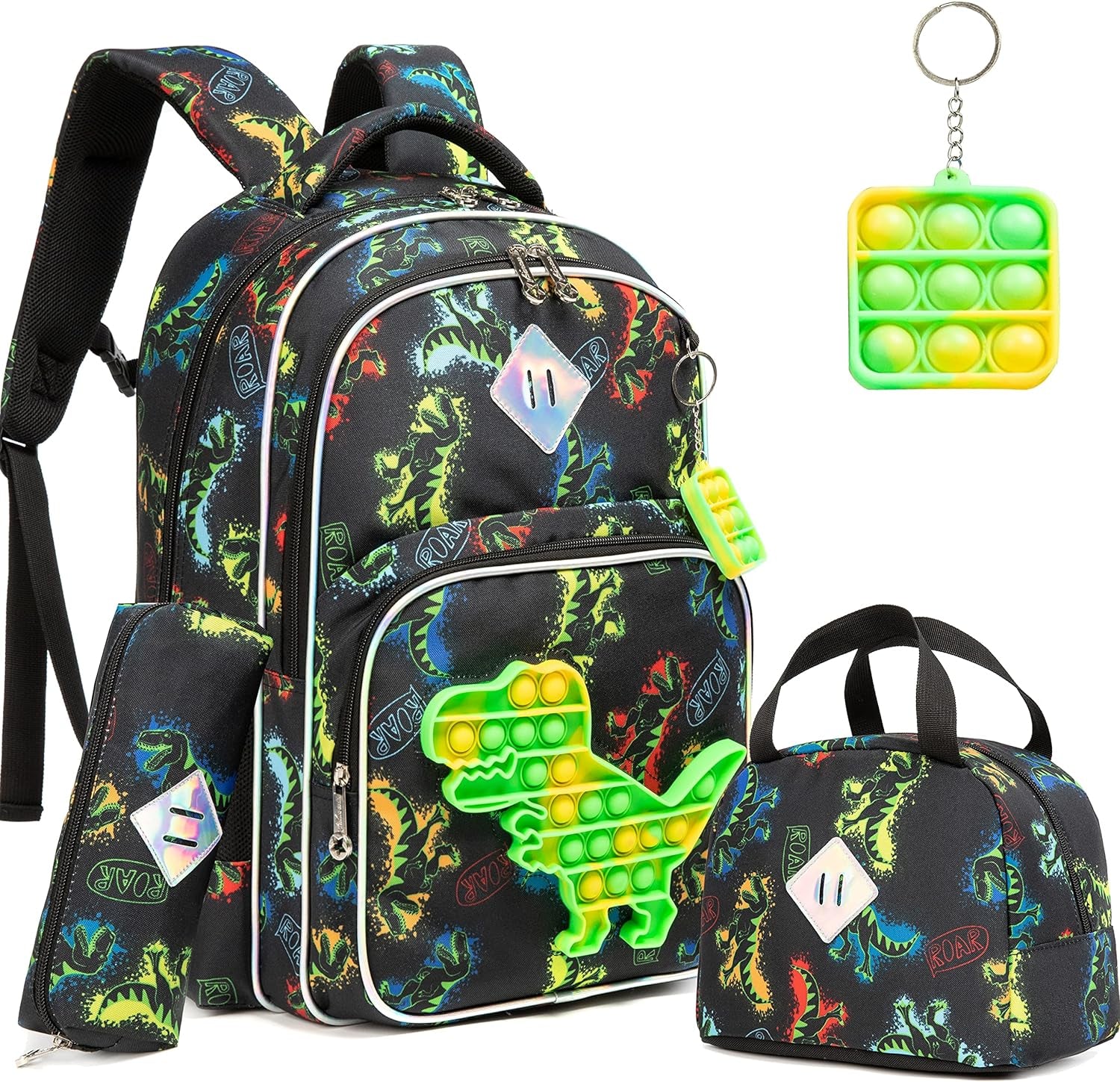 Backpack for Girls Elementary Preschool Kids Lunch Box for School