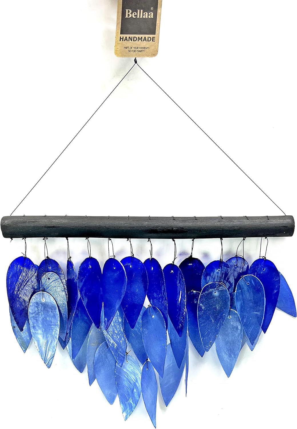 Wind Chime Colorful Sea Blue Outdoor Home Decor Shell Windchimes outside Garden Patio Backyard Farmhouse Home Decor 24490