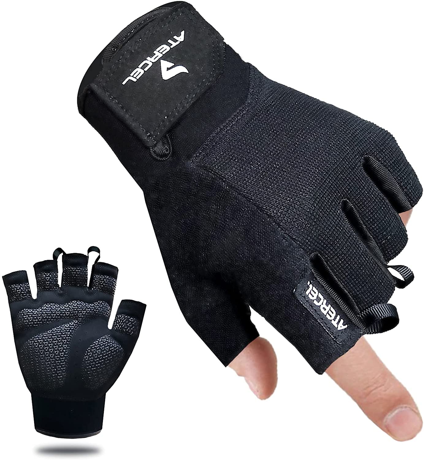 Workout Gloves for Men and Women, Exercise Gloves for Weight Lifting, Cycling, Gym, Training, Breathable and Snug Fit