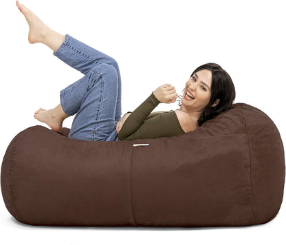 Sofa Saxx Bean Bag Lounger, 4-Feet, Charcoal