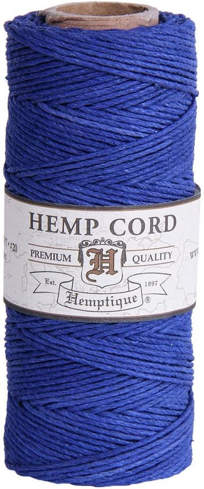 100% Hemp Cord Spool - 62.5 Meter Hemp String - Made with Love - No. 20 ~ 1Mm Cord Thread for Jewelry Making, Macrame, Scrapbooking, DIY, & More - White