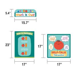 Social Problem-Solving Bulletin Board Set, 7 Pieces