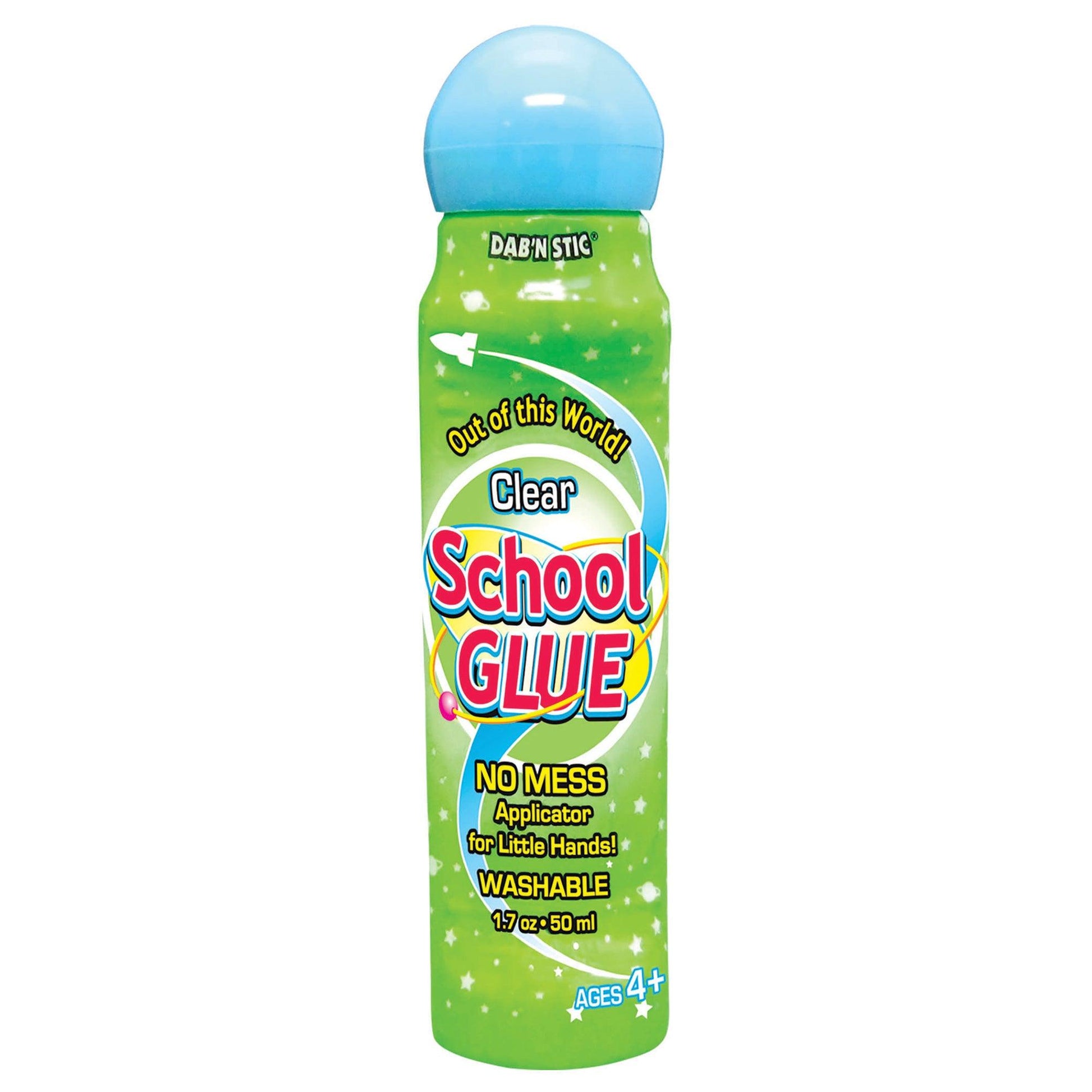 Dab'n Stic School Glue, 1.7 oz, 6 Per Pack, 2 Packs - Loomini