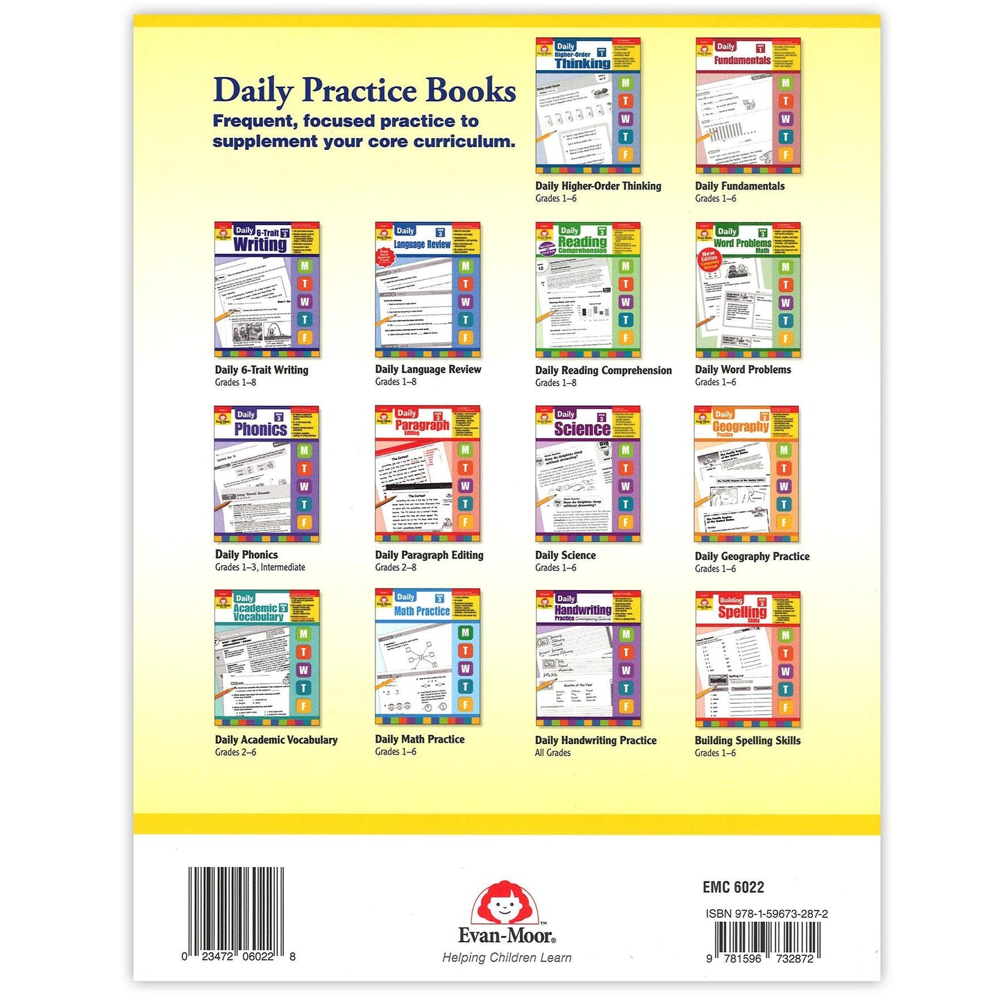 Daily 6-Trait Writing Book, Grade 2 - Loomini