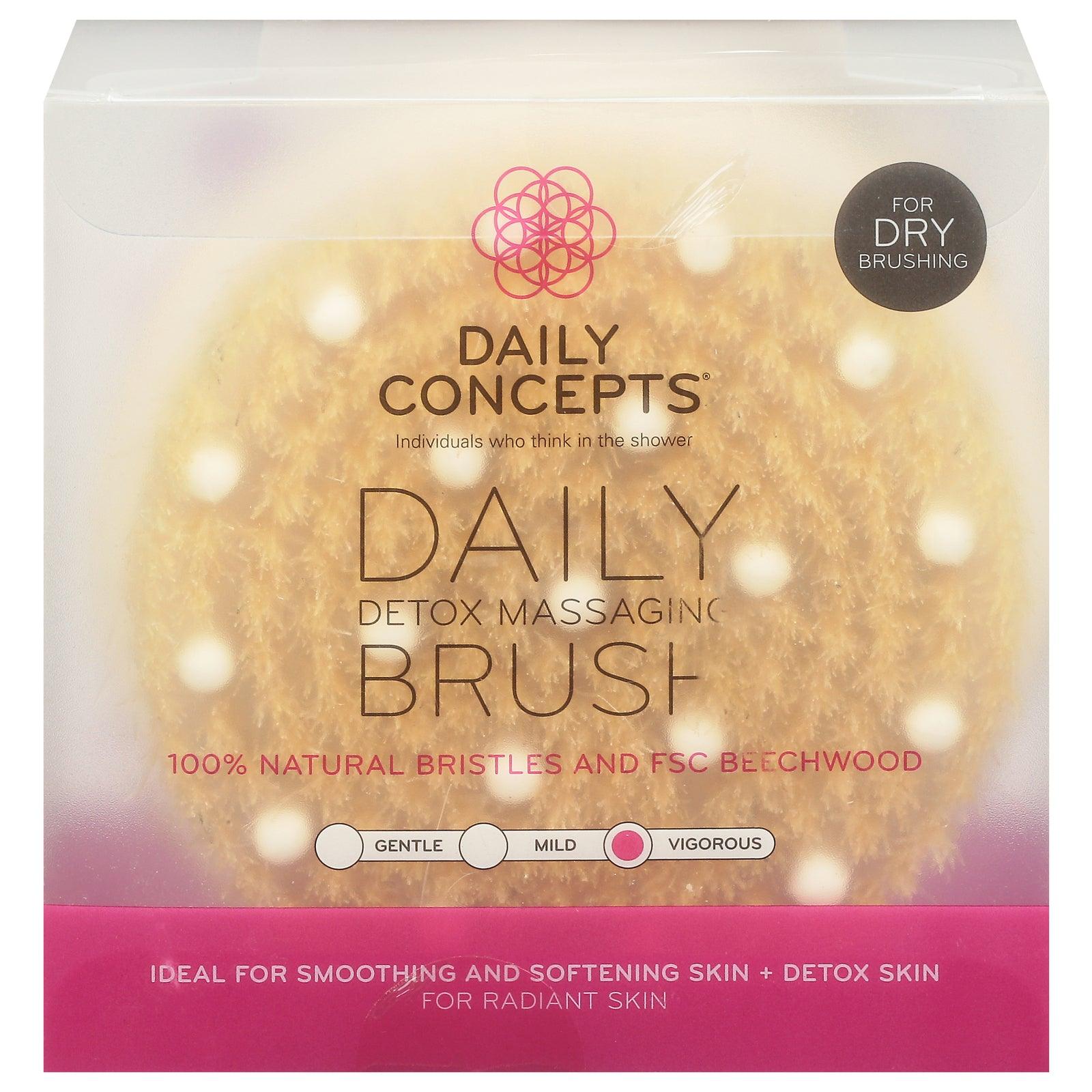 Daily Concepts - Brush Detox Massaging - 1 Each -1 Count - Loomini