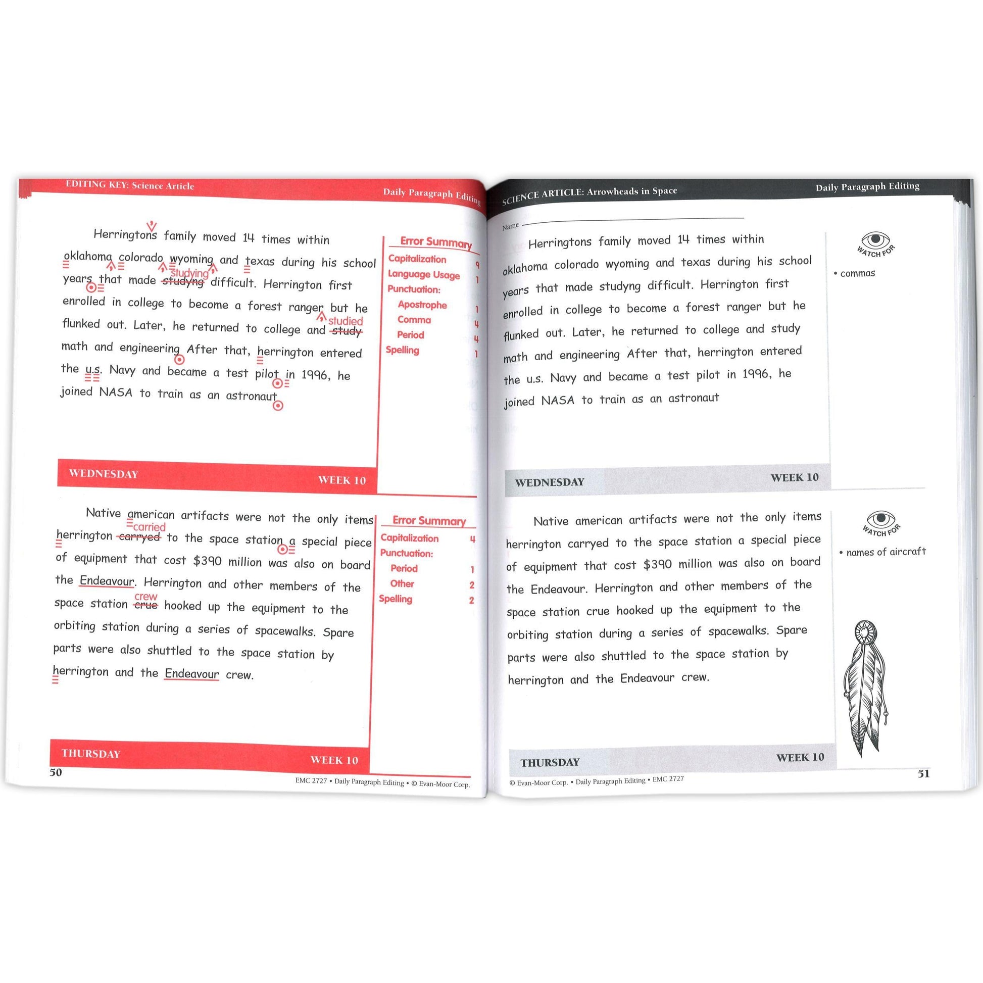 Daily Paragraph Editing Book, Grade 4 - Loomini