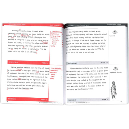 Daily Paragraph Editing Book, Grade 4 - Loomini