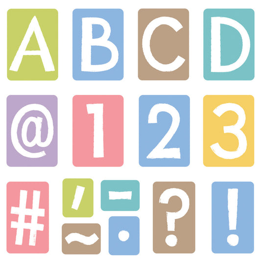 Garden Path 4" Tiles Uppercase Ready Letters®, 150 Pieces