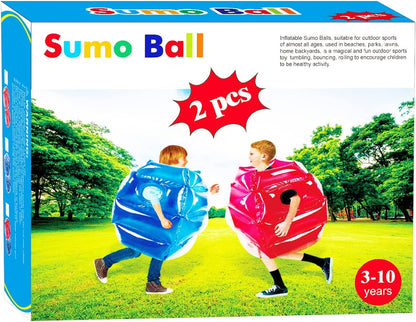 2-Piece Touch Ball Set, Inflatable Children Adult Sumo Ball, Bounce Ball, Birthday, Family Gathering, Lawn, Outdoor Team Games