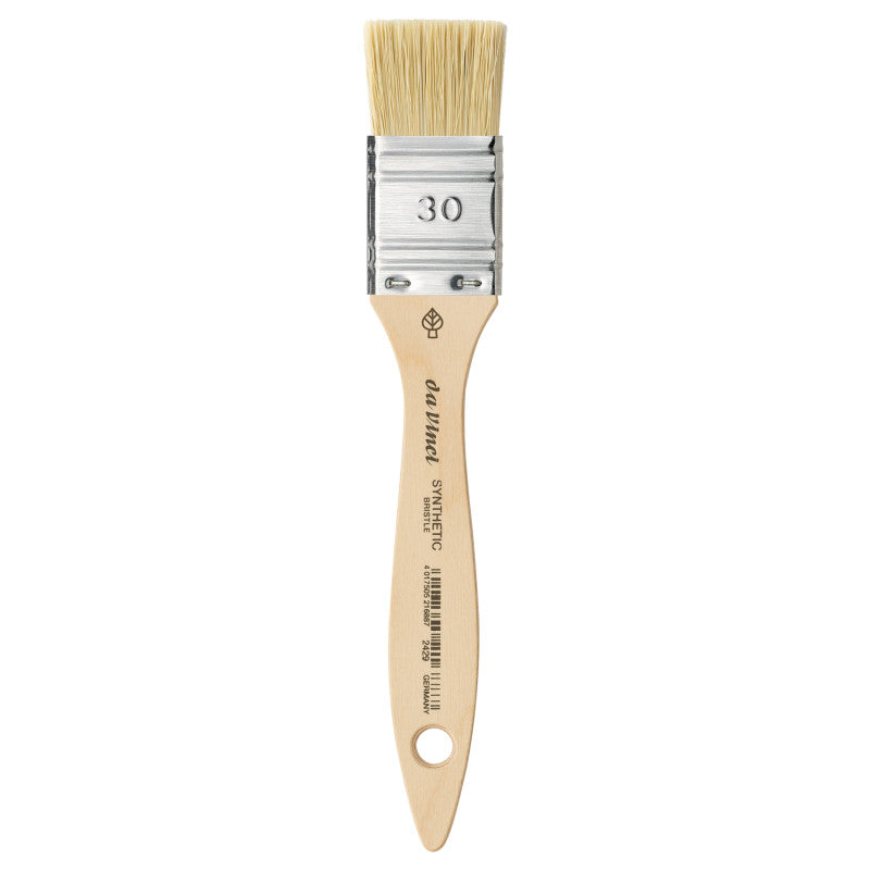 SYNTHETIC Mottler Brush, Natural Hog, Acrylic & Oil, Flat, Series 2429, Size 30