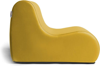 Midtown Large Classroom Soft Foam Chair - Premium Vinyl Cover, Yellow