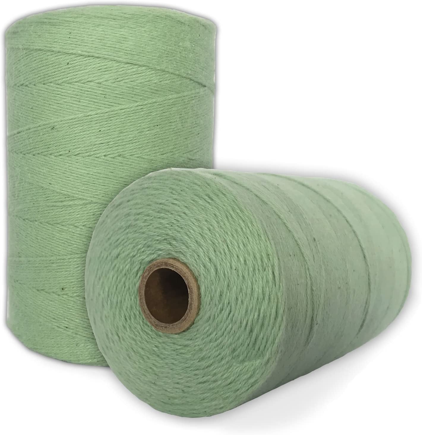 Durable Loom Warp Thread (Natural/Off White), One Spool, 8/4 Warp Yarn (800 Yards), Perfect for Weaving: Carpet, Tapestry, Rug, Blanket or Pattern - Warping Thread for Any Loom