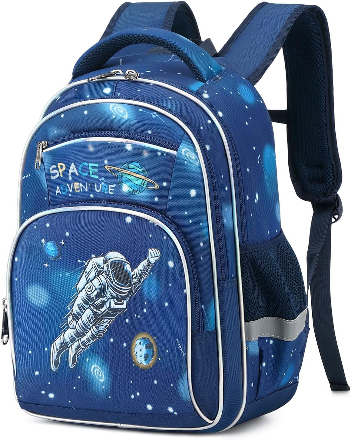 Backpack for Boys Girls School Bookbags,Kindergarten Elementary Middle School Lightweight Waterproof Multifunctional Large Capacity for Backpack (16 Inch Astronaut Fun Prints)