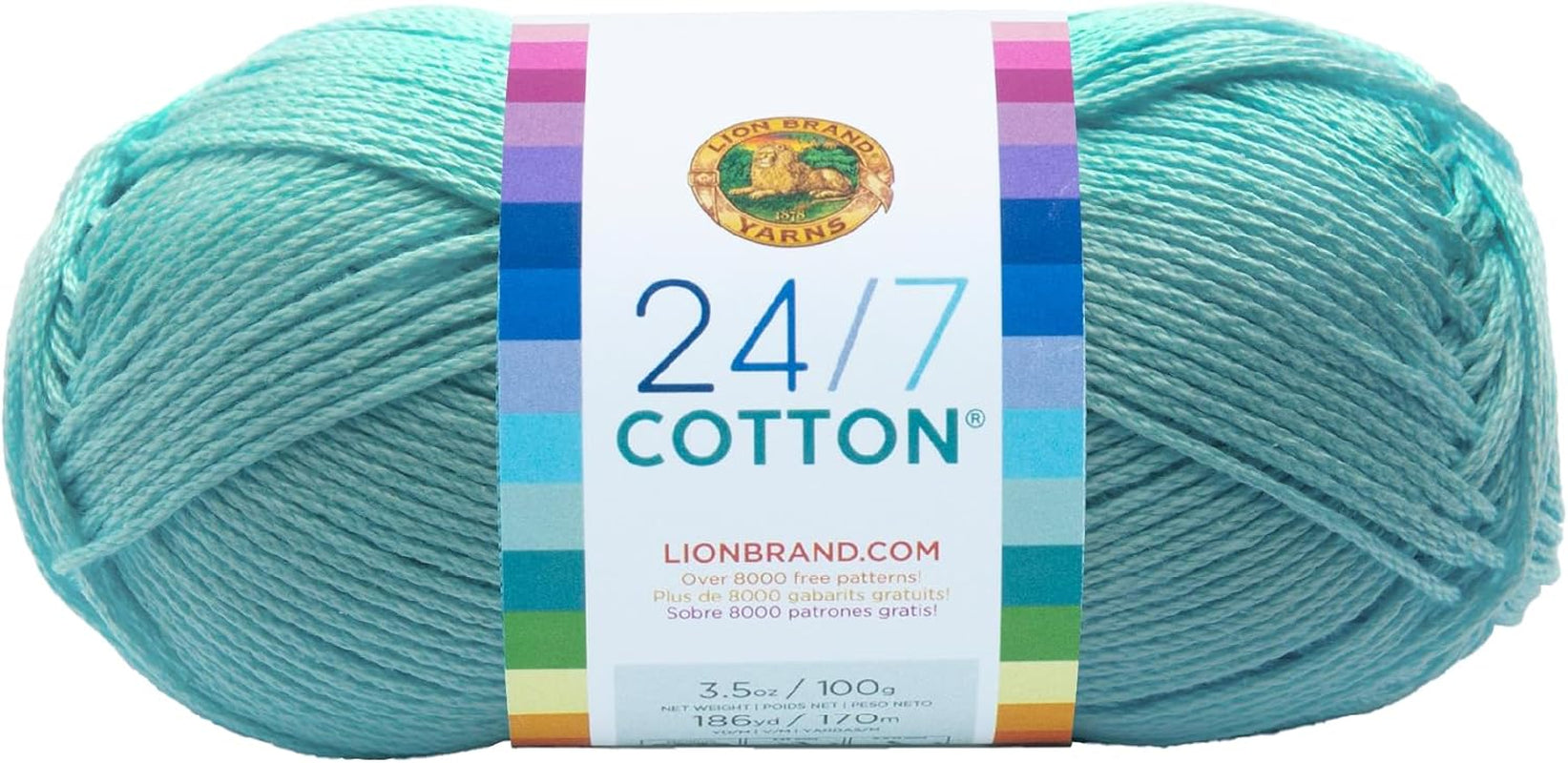 (1 Skein) 24/7 Cotton® Yarn, White