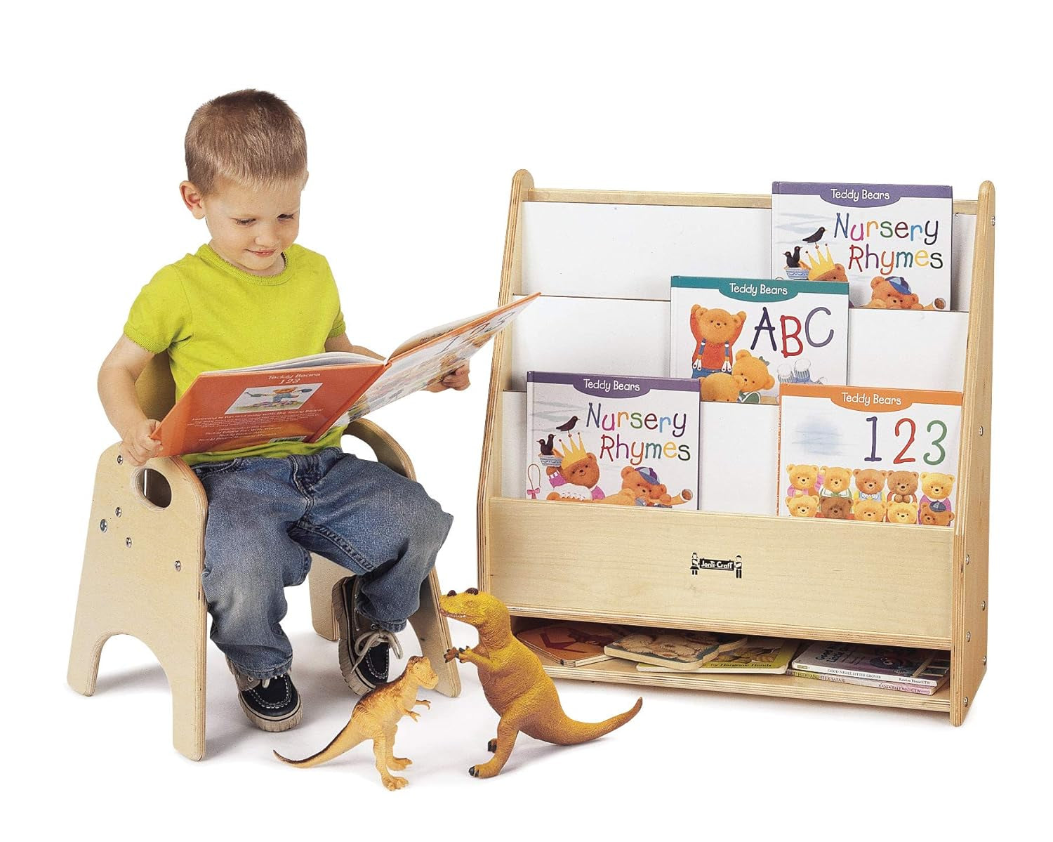 0071JC Toddler Pick-A-Book Stand - Kids Bookshelf & Storage