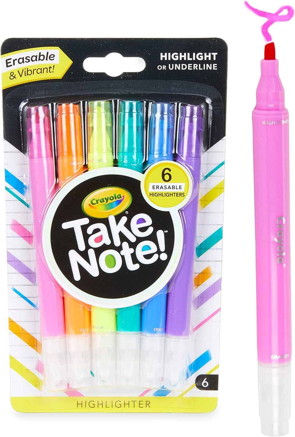 Take Note Dry Erase Markers (12Ct) Whiteboard Markers for Teachers, Low Odor, Chisel Tip, School Classroom Supplies