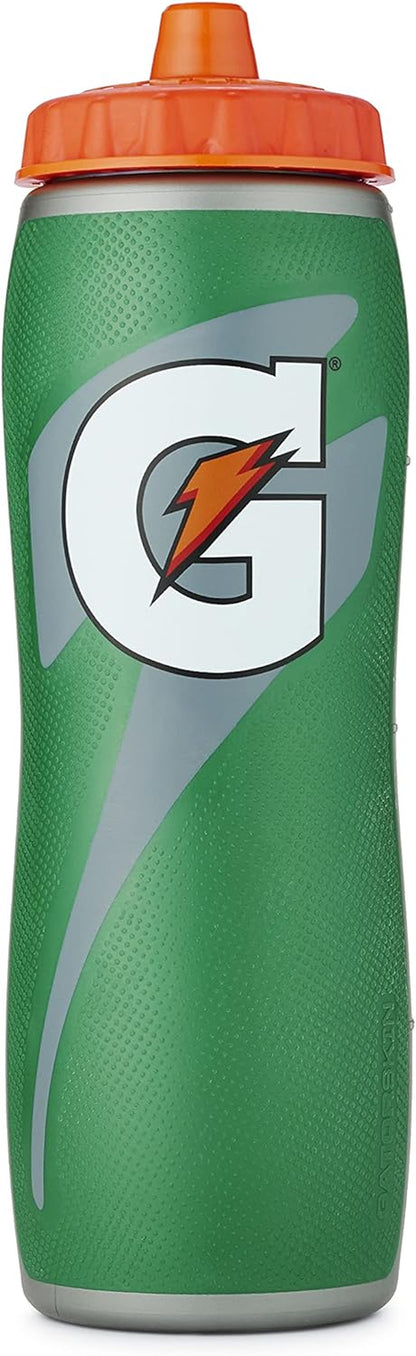 32Oz Gator-Skin Bottle, Green, One Size