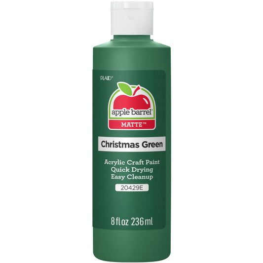Acrylic Paint Matte, 8oz., Christmas Green
