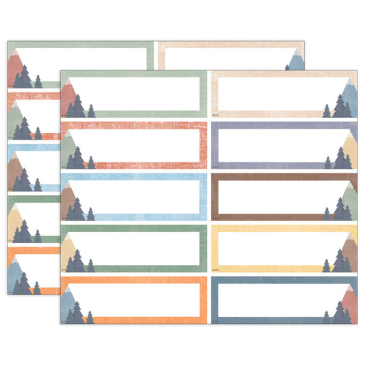Moving Mountains Magnetic Labels Accents, 20 Per Pack, 2 Packs