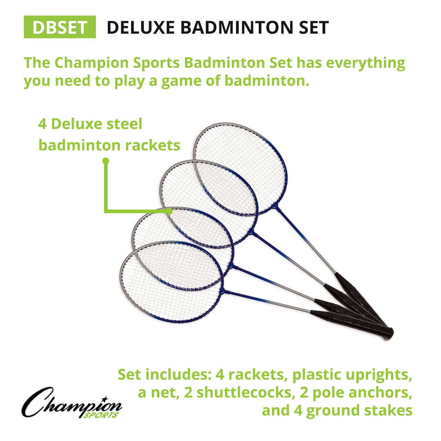 Deluxe Badminton Set - Loomini