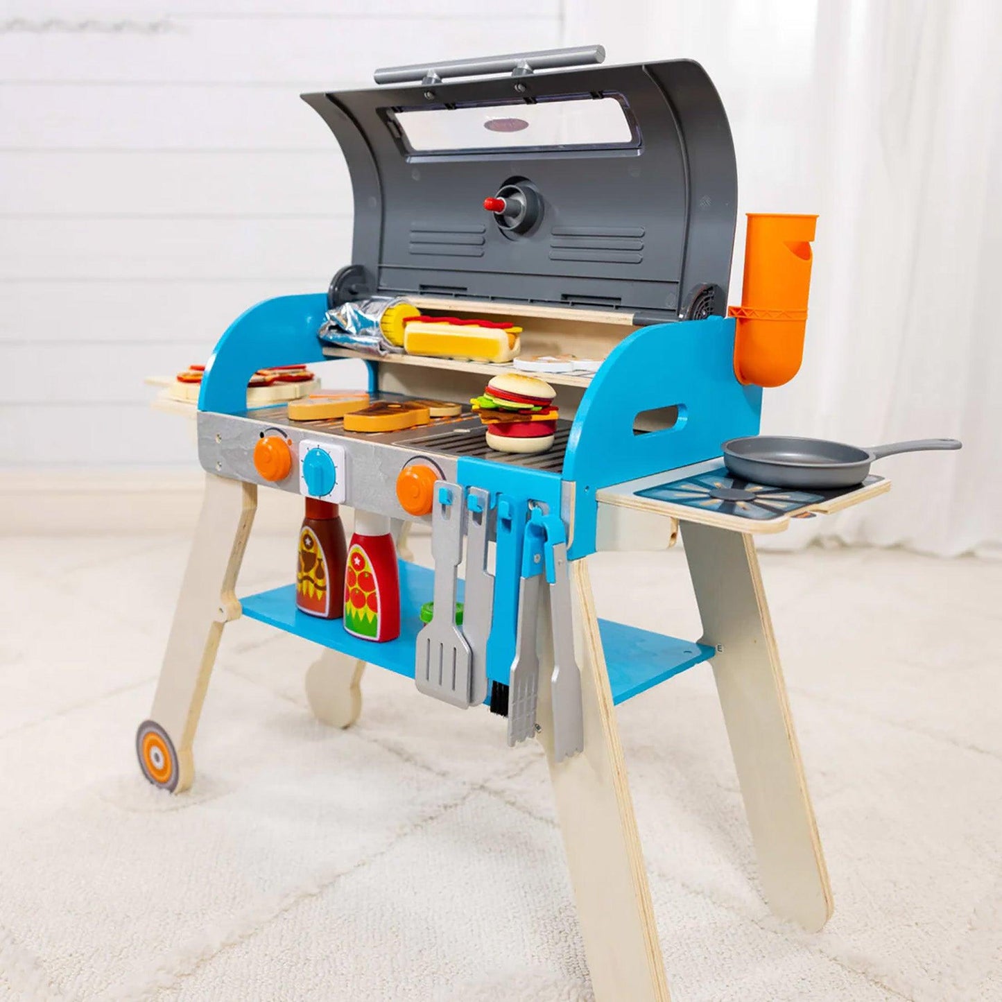 Deluxe Grill & Pizza Oven Playset - Loomini