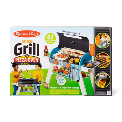 Deluxe Grill & Pizza Oven Playset - Loomini