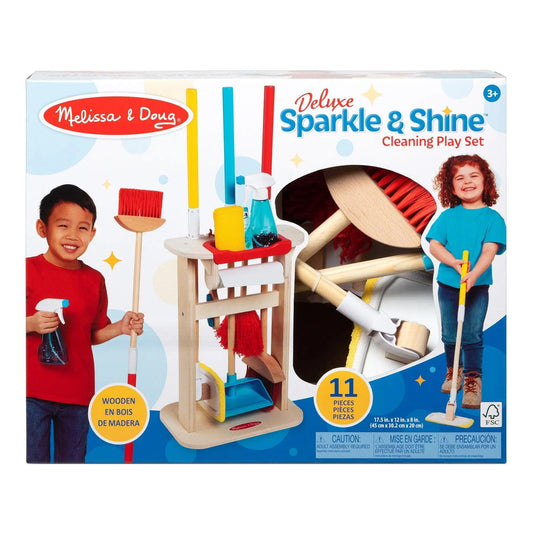 Deluxe Sparkle & Shine Cleaning Play Set Melissa & Doug