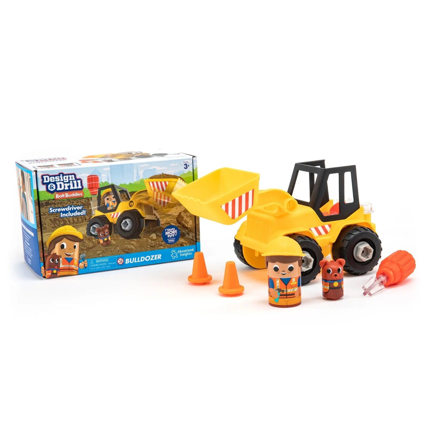 Design & Drill Bolt Buddies Bulldozer Educational Insights