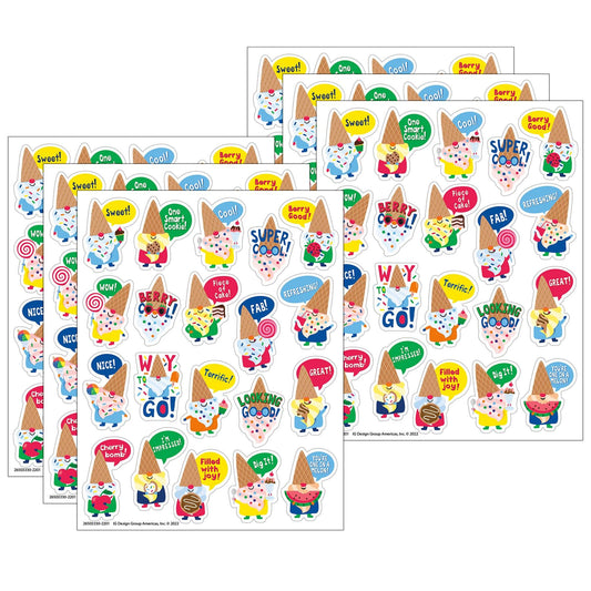 Dessert Gnomes Candy Scented Stickers, 80 Per Pack, 6 Packs - Loomini