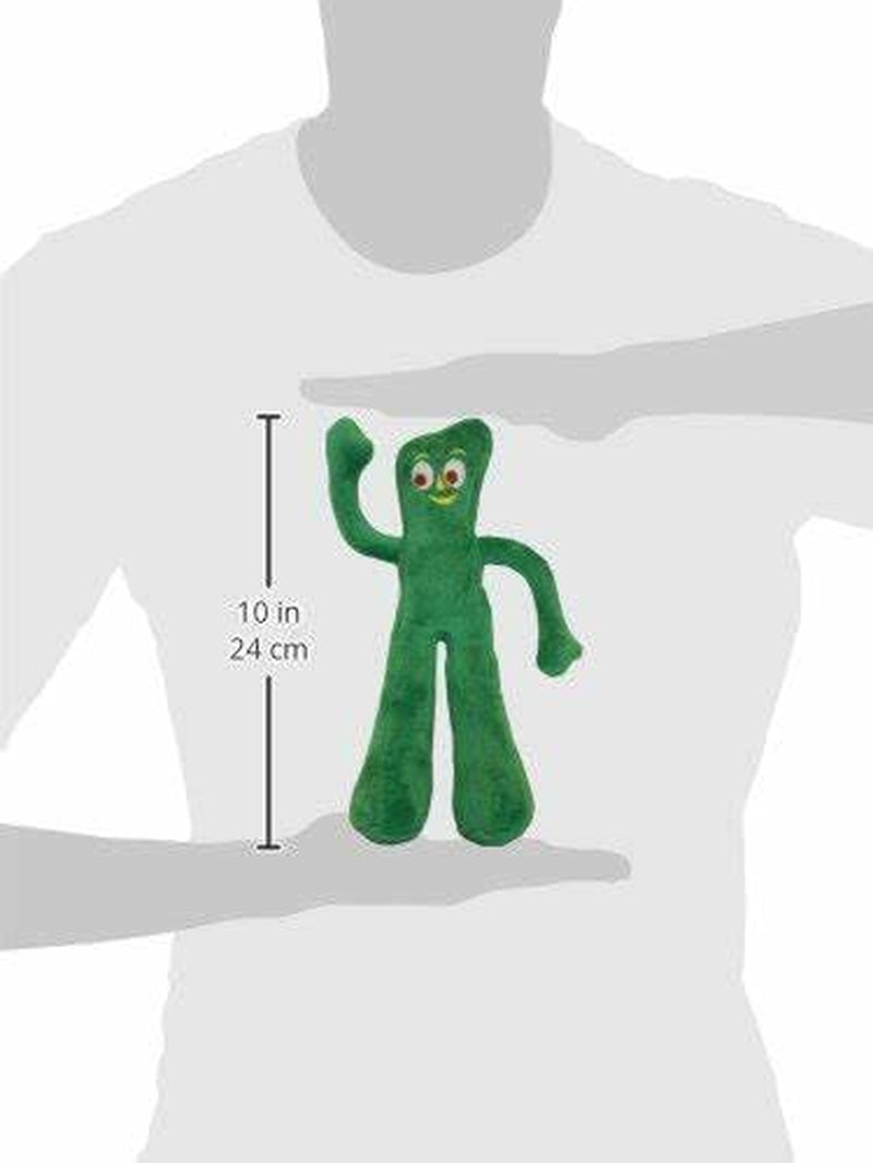 Gumby Plush Filled Dog Toy, Green, 9 Inch (Pack of 1)