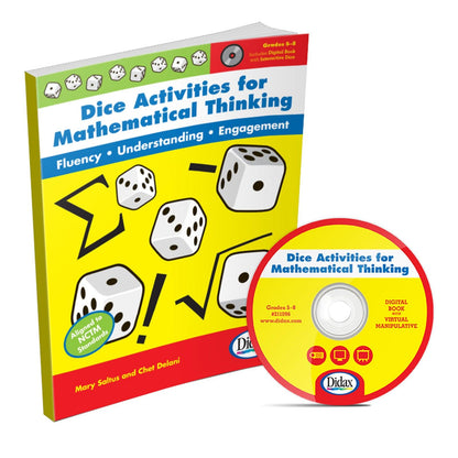 Dice Activities for Mathematical Thinking Book & CD - Loomini