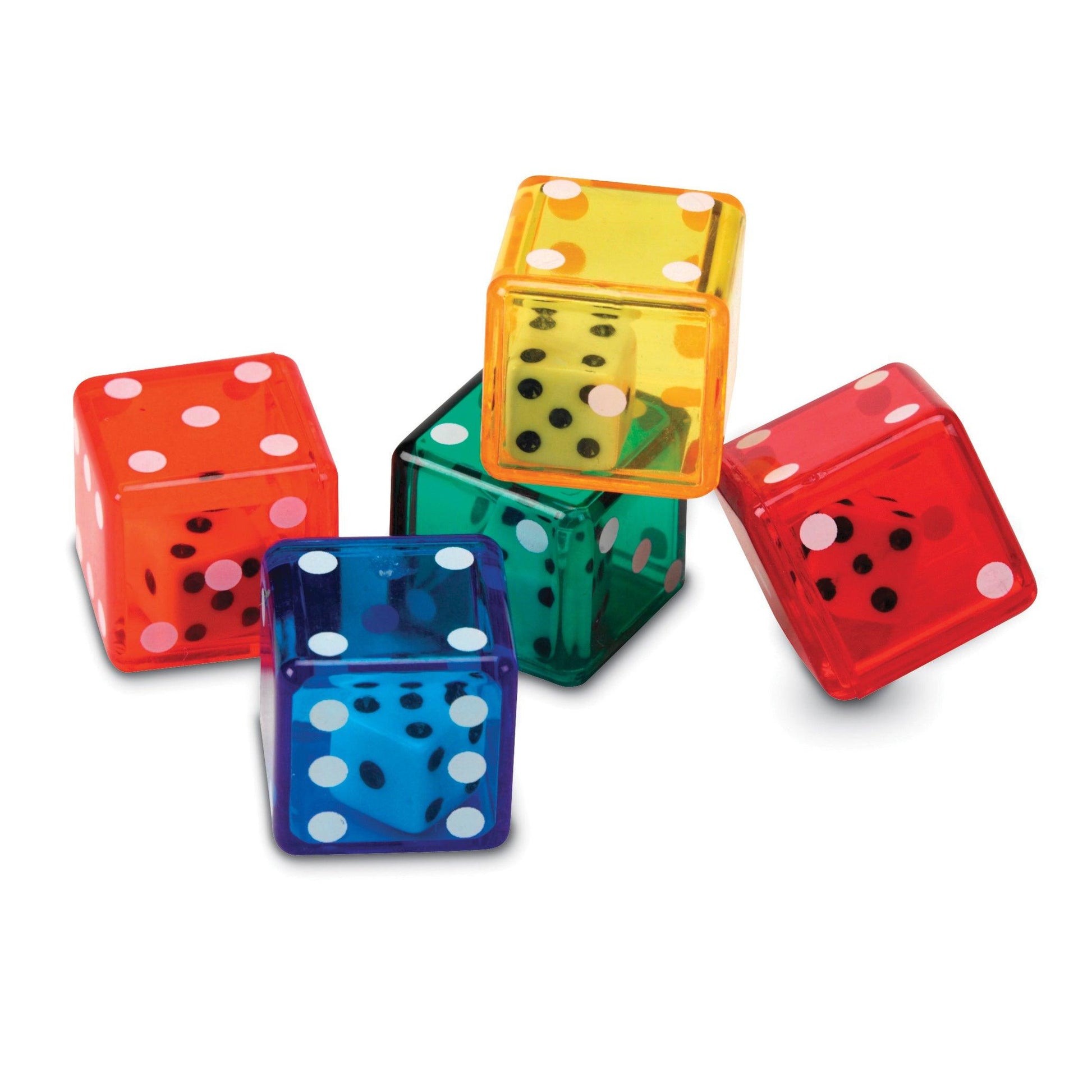 Dice in Dice Bucket, Pack of 72 - Loomini