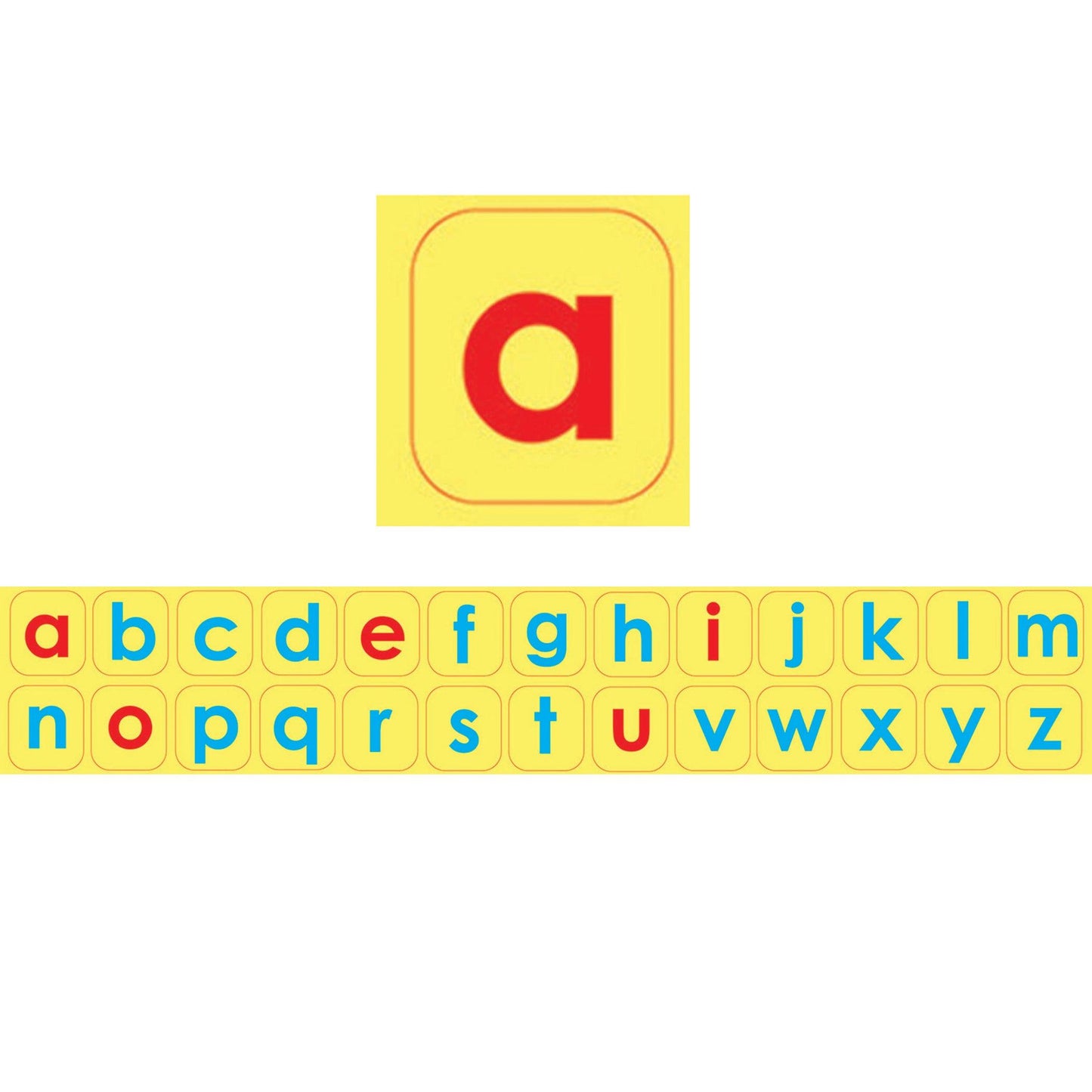 Die-Cut Magnetic Foam Lowercase Letters, 104 Pieces Per Pack, 3 Packs - Loomini