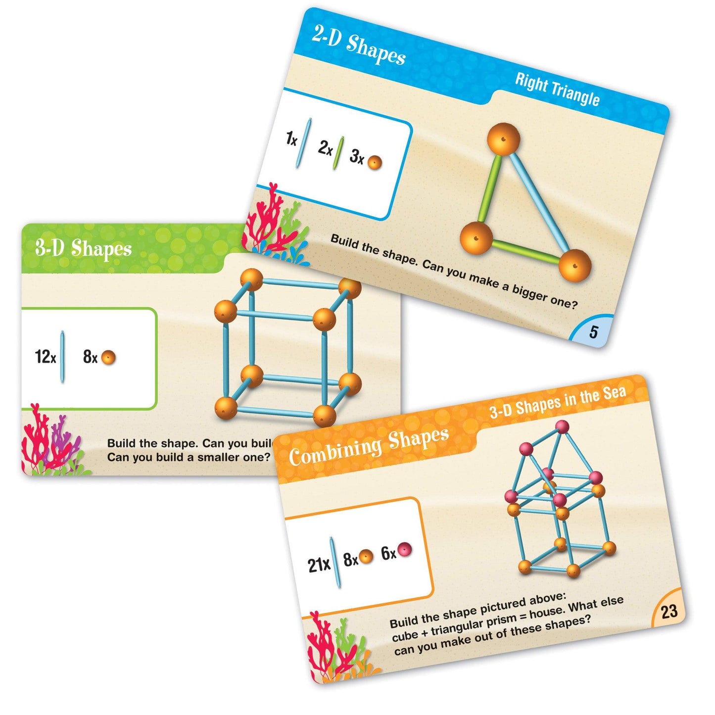 Dive into Shapes!™ A "Sea" and Build Geometry Set - Loomini