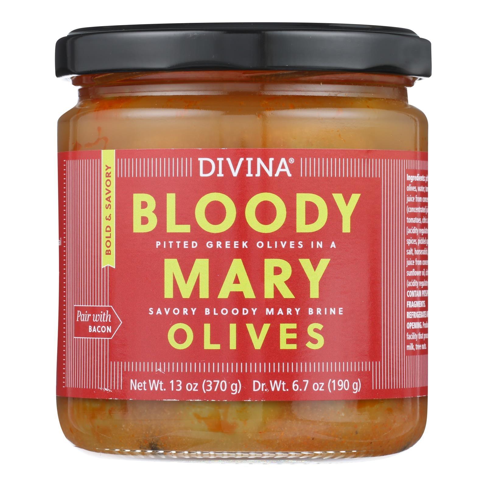 Divina - Olives Bloody Mary - Case Of 6 - 13 Oz - Loomini