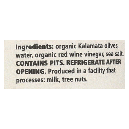 Divina - Organic Kalamata Olives - Case Of 6 - 6.35 Oz. - Loomini