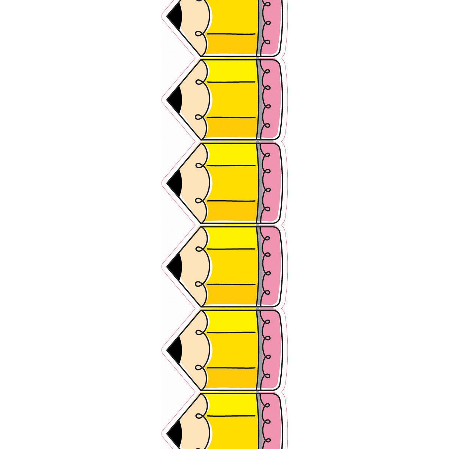 Doodle Pencils EZ Border™, 48 Feet Per Pack, 3 Packs - Loomini