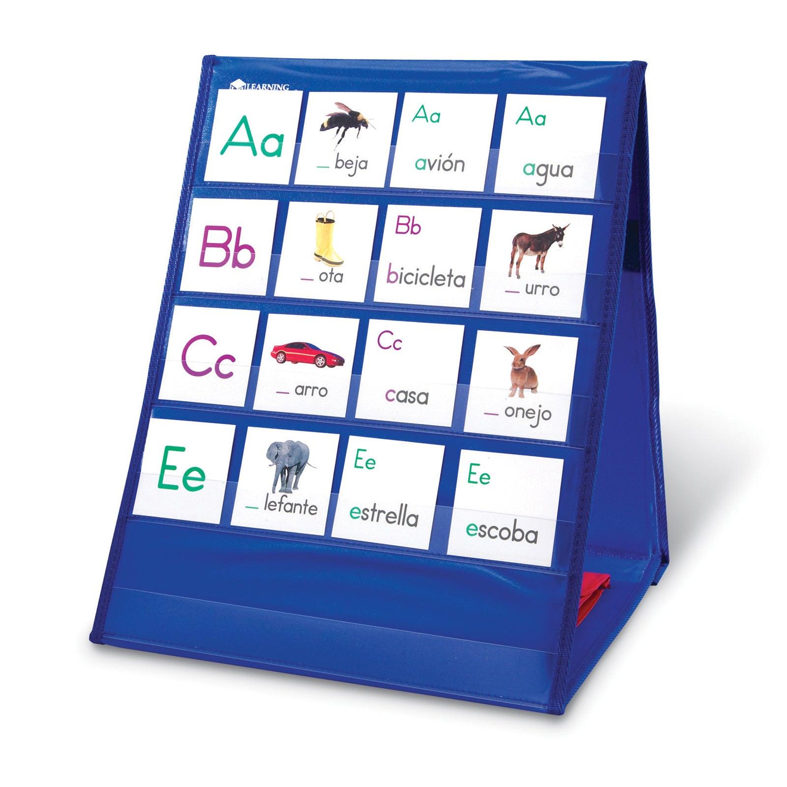 Double-sided Tabletop Pocket Chart - Loomini