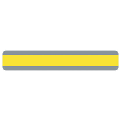 Double Wide Sentence Strip Reading Guide, 1-1/4" x 7-1/4", Yellow, Pack of 24 - Loomini