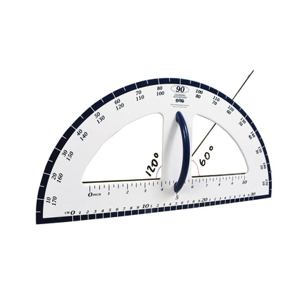 Dry Erase Magnetic Protractor - Loomini