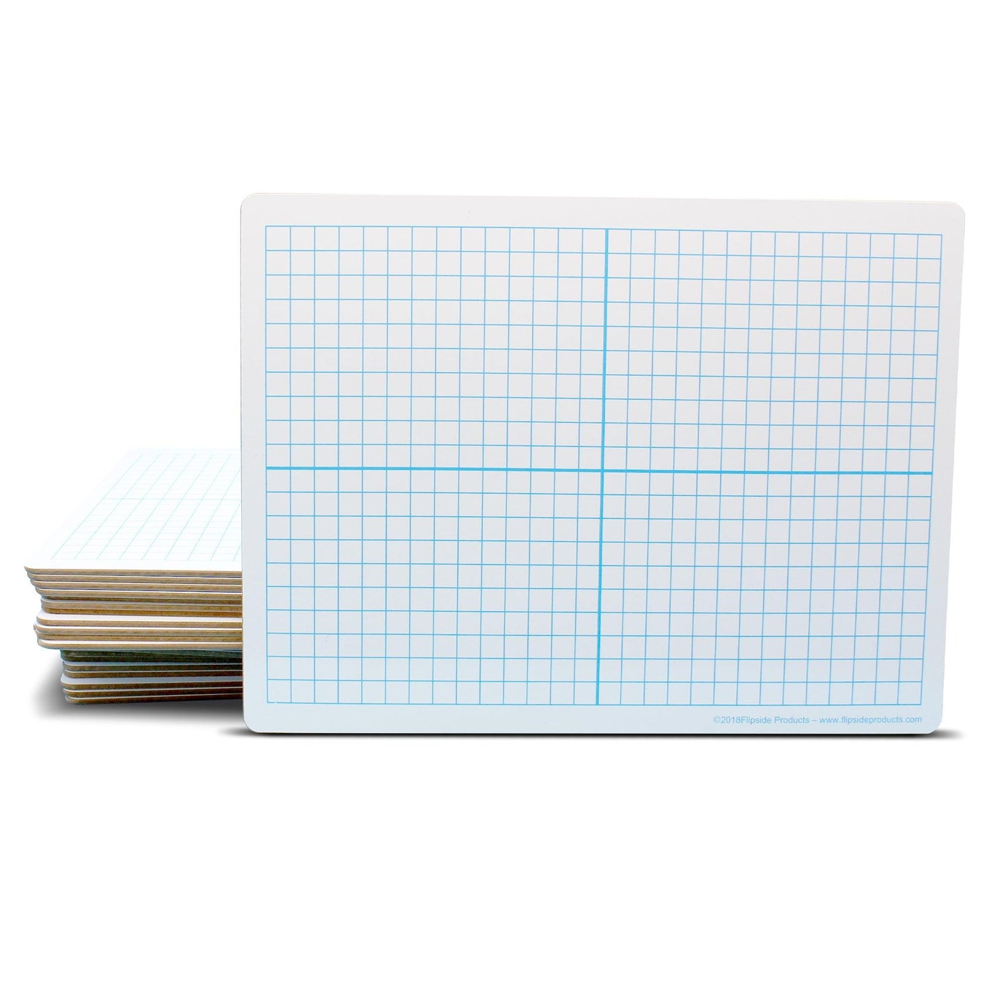 Dry Erase XY Axis/Dry Erase, Two Sided, 9 x 12, Class Pack of 24 - Loomini