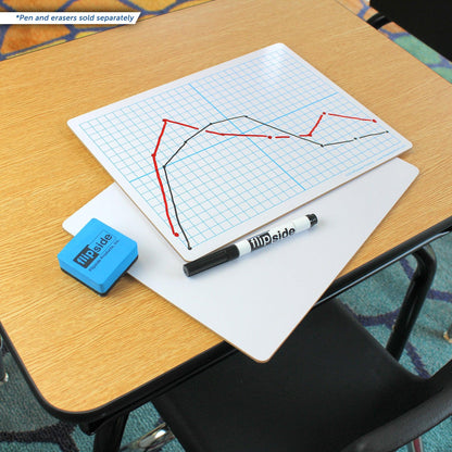 Dry Erase XY Axis/Dry Erase, Two Sided, 9 x 12, Class Pack of 24 - Loomini