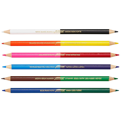Duo Colored Pencils, 12 Color Set, 12 Sets - Loomini